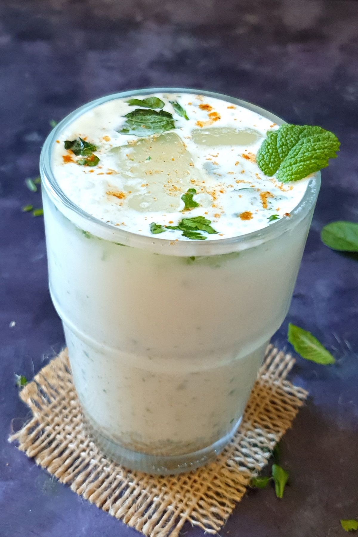 Masala Lassi with Makhan